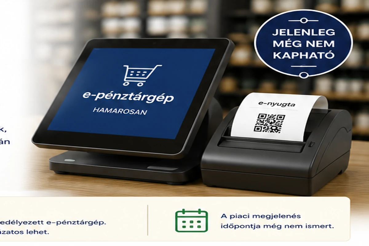 E-pénztárgép vásárlása, mobilalkalmazás és nyugtató nyomtató